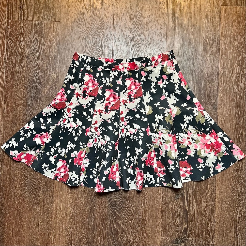 Abercrombie & Fitch Floral Circle Skirt